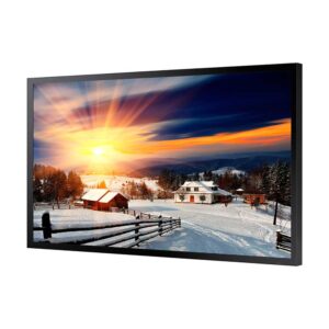 Samsung OH55F Pantalla Exterior 55" 2500 nits Full HD 24/7 – vista lateral | pantalla digital de exterior