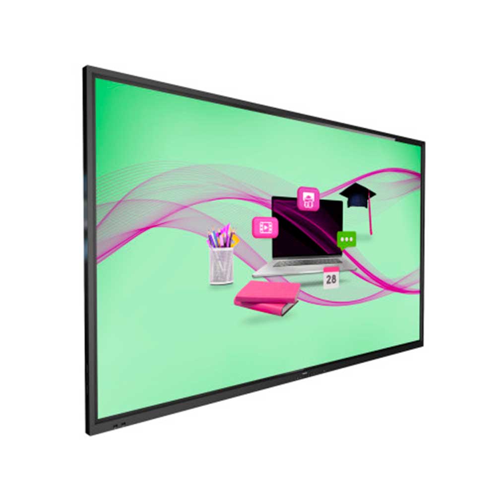 Philips 86BDL4052E Pantalla Interactiva 86" 4K Android 11 Táctil 18/7 – vista lateral | pantalla táctil interactiva