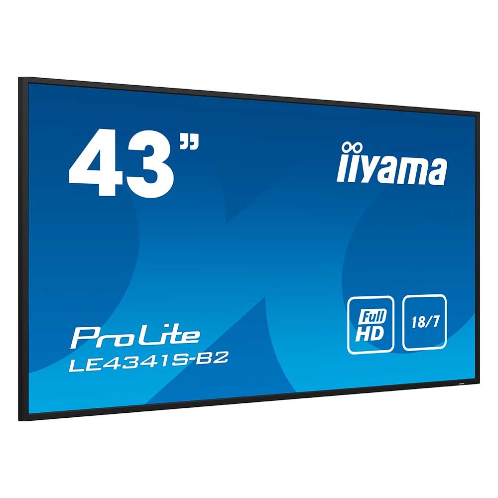 Monitor Profesional iiyama LE4341S-B2 43" Full HD 18/7 | Pantalla Digital Signage Escaparate 18/7 Reproducción USB | panta...