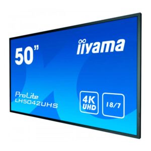 Pantalla de interior 50" iiyama LH5042UHS-B3 pantalla de señalización – vista trasera | digital signage