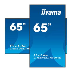 Pantalla de interior 65" IIYAMA LH6575UHS-B1AG – detalle técnico | digital signage