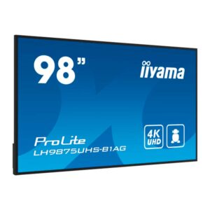 Pantalla de interior 98" iiyama PROLITE LH9875UHS-B1AG – detalle técnico | digital signage