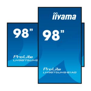 Pantalla de interior 98" iiyama PROLITE LH9875UHS-B1AG – detalle técnico | digital signage