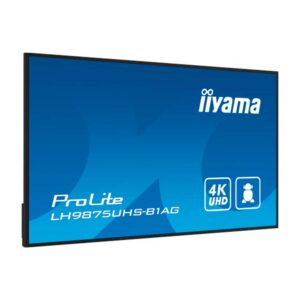 Pantalla de interior 98" iiyama PROLITE LH9875UHS-B1AG – vista trasera | digital signage