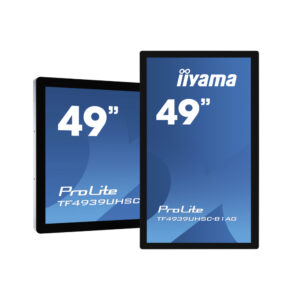 Pantalla táctil Open Frame 49" 4K iiyama ProLite TF4939UHSC-B1AG | pantalla táctil interactiva