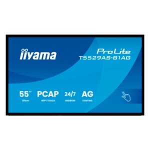 Monitor Táctil Profesional iiyama 55" 4K UHD | Pantalla Interactiva Digital Signage | pantalla táctil interactiva