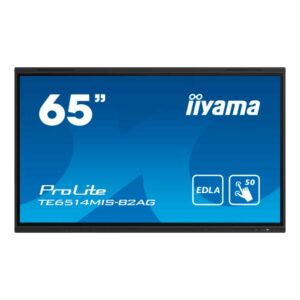 Monitor Interactivo iiyama TE6514MIS-B2AG 65" 4K UHD Android 13 | Pizarra Digital para Aulas y Salas de Reuniones | pizarr...