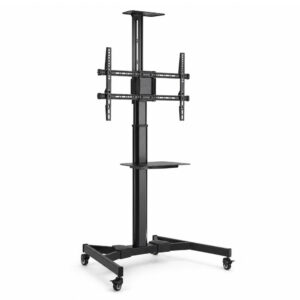 Soporte de suelo con ruedas Fonestar STS-4264N para pantalla 37"-75" VESA 600x400 negro | soporte de suelo para pantallas