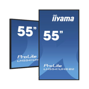 Monitor Profesional iiyama 55" LH5541UHS-B2 4K UHD 24/7 para señalización digital | monitor digital signage