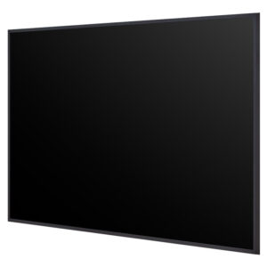 LG 49UH5Q-E – Monitor profesional Digital Signage 49" 4K UHD 500 nits, webOS 8.0, 24/7, IP5X, Wi-Fi/BT – vista lateral | m...