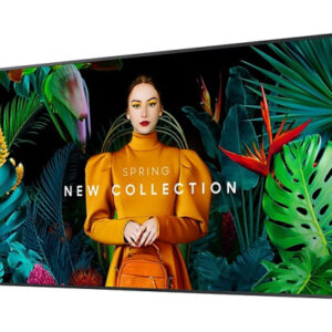 Samsung QB65C Pantalla Digital Signage 65" 4K 350 nits 16/7 – detalle técnico | monitor digital signage
