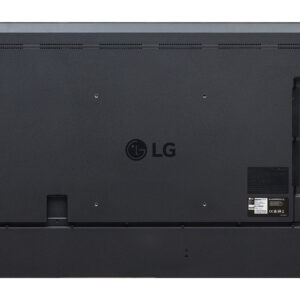 LG 49UH5Q-E – Monitor profesional Digital Signage 49" 4K UHD 500 nits, webOS 8.0, 24/7, IP5X, Wi-Fi/BT – vista trasera | m...