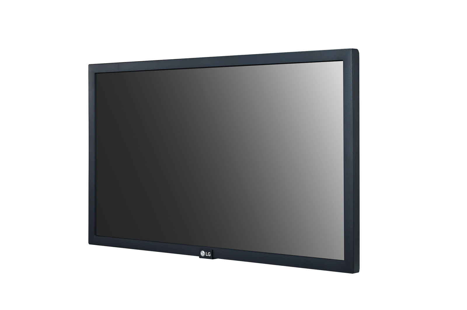 Monitor Profesional LG 22" 22SM3G-B Full HD webOS para señalización digital – vista lateral | monitor digital signage