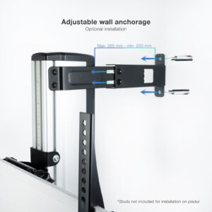 TooQ FS2270M-B soporte de suelo fijo THE TOWER para pantallas de 37" a 70" – detalle técnico | soporte de suelo para panta...