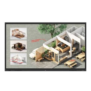 LG 55TR3DQ-B – Pizarra digital interactiva 55" 4K UHD, Android 14 (Google EDLA), 50 puntos táctiles, USB-C 65W, Wi-Fi 6E |...