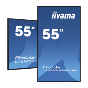 Monitor Profesional iiyama 55" 4K UHD | Pantalla Digital Signage Interior con WiFi | monitor digital signage