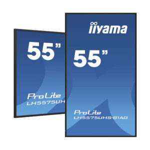 Monitor Profesional iiyama LH5575UHS-B1AG 55" 4K UHD 24/7 | Pantalla Digital Signage Interior con WiFi | monitor digital s...