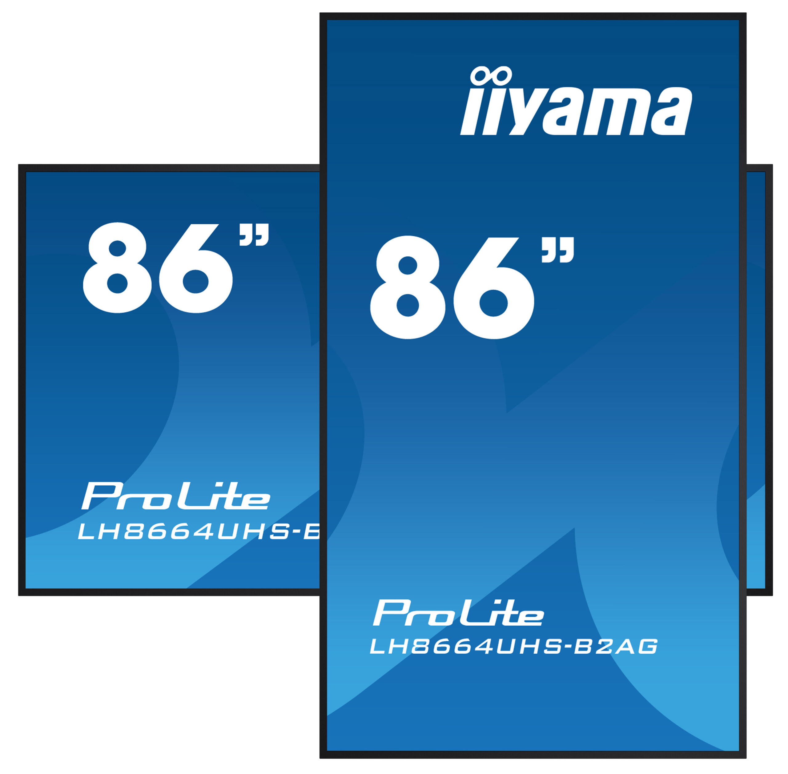 Monitor Profesional iiyama 86" LH8664UHS-B2AG 4K UHD Android 24/7 para señalización digital – detalle técnico | monitor di...