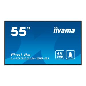 Monitor Profesional iiyama 55" 4K UHD Android 11 24/7 | Pantalla Digital Signage Interior con WiFi | monitor digital signage