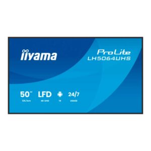 Monitor Profesional iiyama 75" 4K UHD | Pantalla Digital Signage Interior con WiFi | monitor digital signage