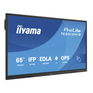 Monitor Interactivo iiyama TE6512MIS-B4AG 65" 4K UHD Android 14 | Pizarra Digital para Aulas y Salas de Reuniones | pizarr...