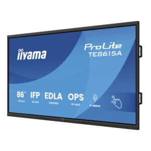 Pantalla Interactiva iiyama ProLite TE8615A-B 86" 4K UHD Android 14 | Google EDLA para Aulas y Salas de Reuniones | digita...