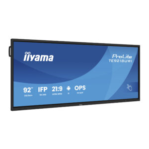 Monitor Profesional iiyama 92" 5K UW Android 13 | Pantalla Digital Signage Interior con WiFi | monitor digital signage