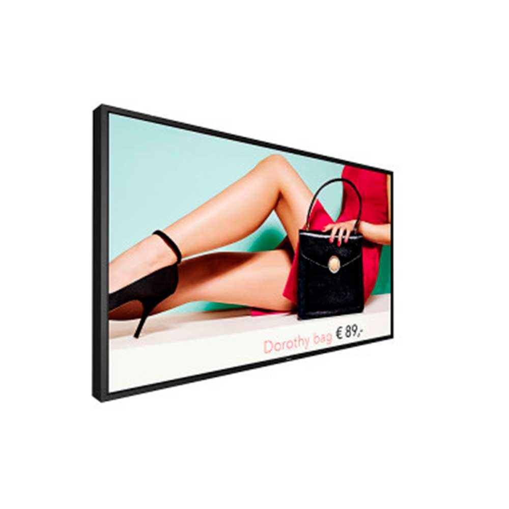 Philips H-Line 55" Pantalla Escaparate Exterior 2500 nits IP56 24/7 | pantalla de escaparate digital signage