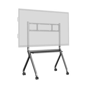 Soporte Móvil con Ruedas iiyama MD-CART02-S1 | Carro para Pantallas Profesionales Digital Signage – vista lateral | soport...