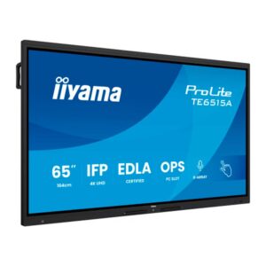 IIYAMA MONITOR INTERACTIVO 65" EDLA, ANDROID 14, 16/128GB UHD IPS, MM 2X 20W + 20W SUBWR, 2X HDMI, DP , 1X USB-C, 550CD/...