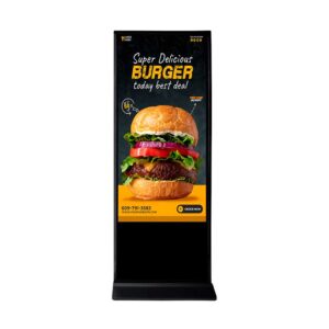 Tótem Digital Táctil 55" 4K UHD Pantalla Profesional de Señalización Digital, Publicidad, Contenido Interactivo | pantall...