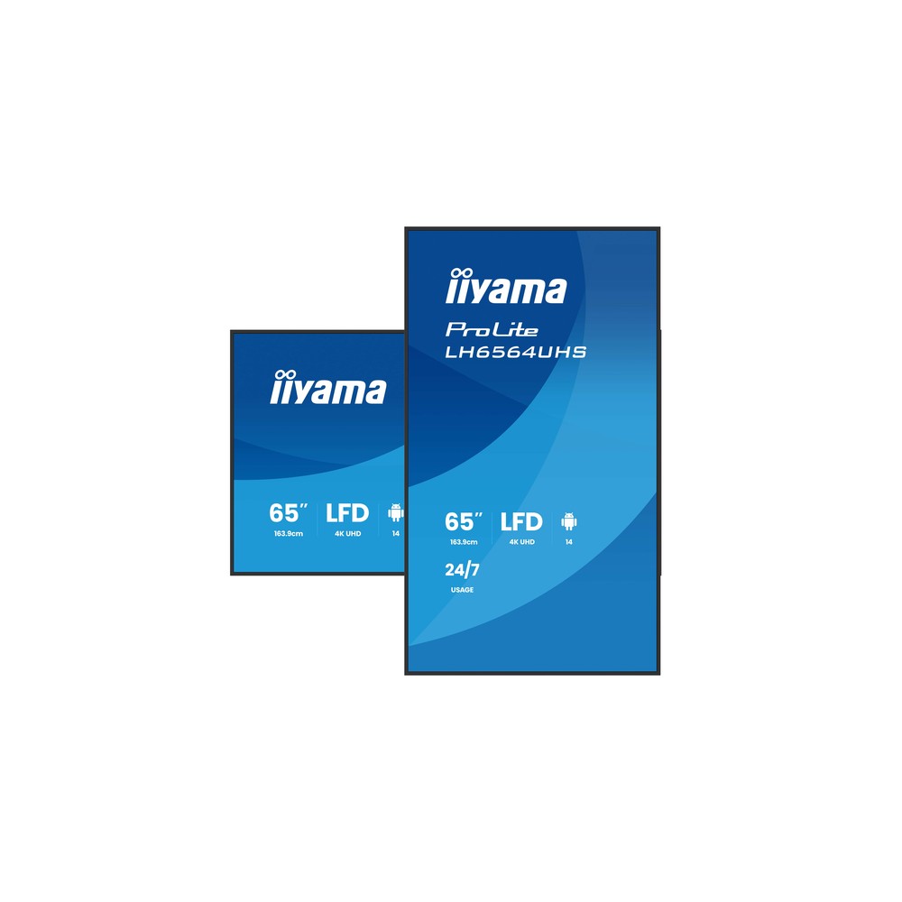 iiyama ProLite LH6564UHS-B1AG 65" 4K UHD VA 500 nits Android 14 24/7 - Imagen 6