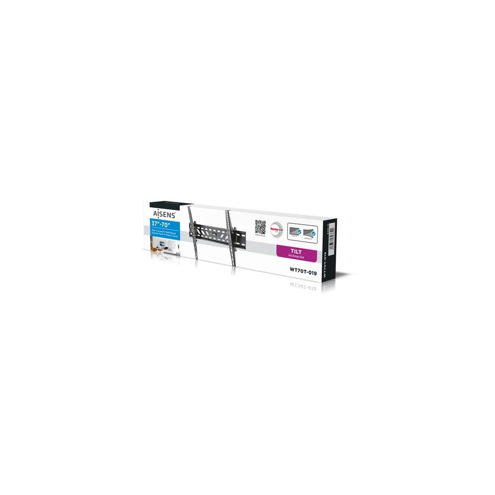 Soporte Pared Aisens WT70T-019 Inclinable para Pantallas 37-70" hasta 50 kg - Imagen 8