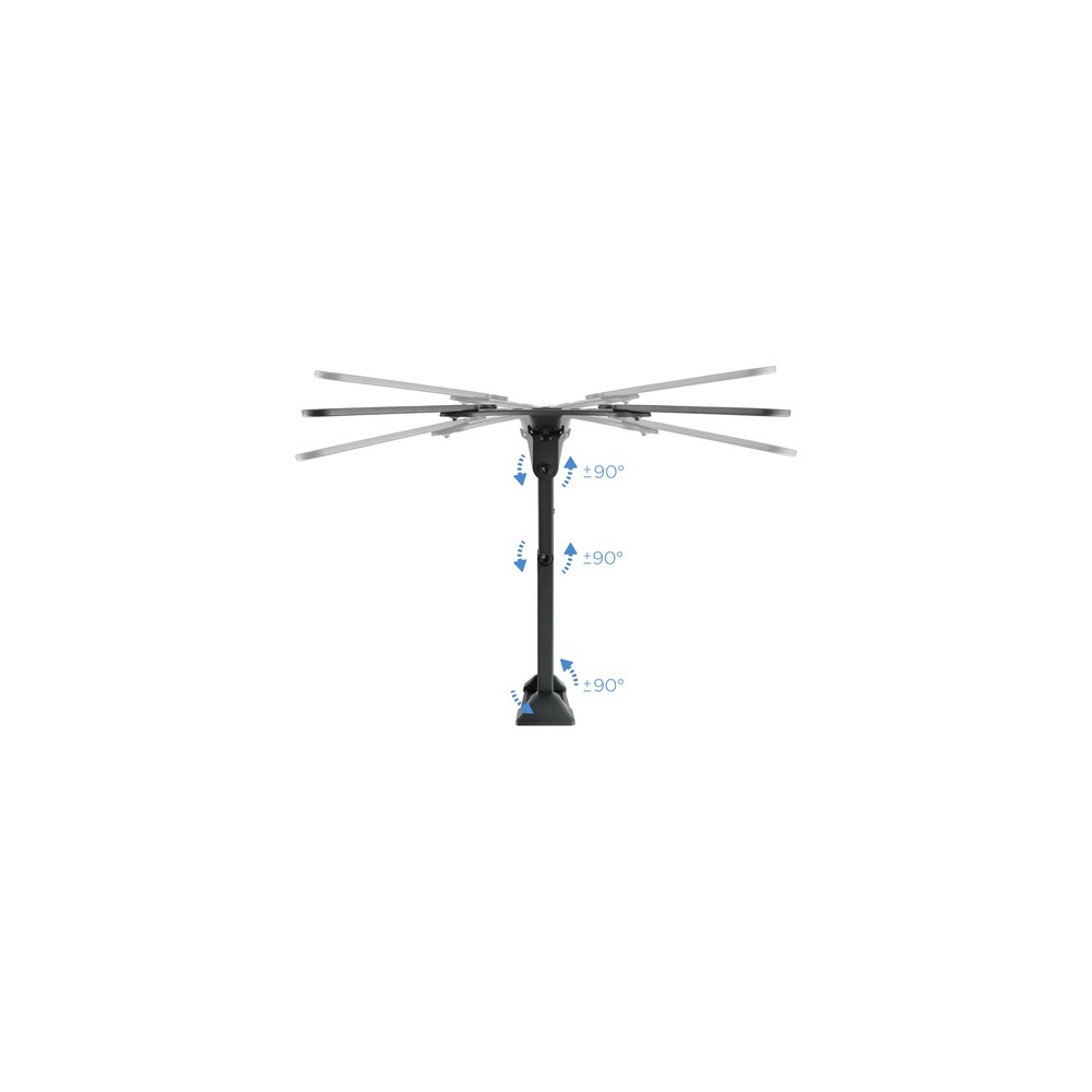 Soporte Pared TooQ LP6055TN-B Inclinable y Orientable para Pantallas 23-55" hasta 30 kg - Imagen 6