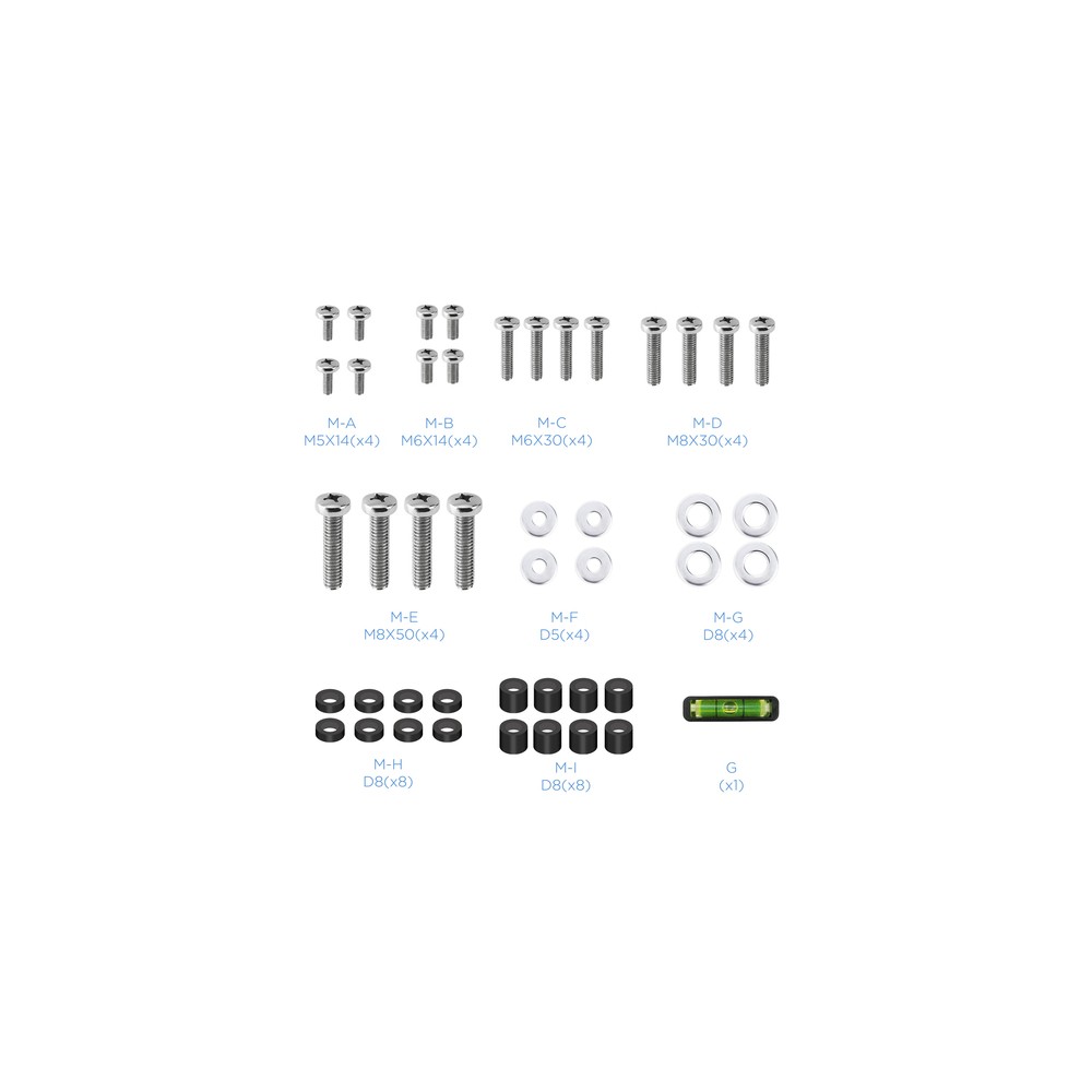 Soporte Pared TooQ LP4391T-B Fijo para Pantallas 43-90" hasta 70 kg - Imagen 7