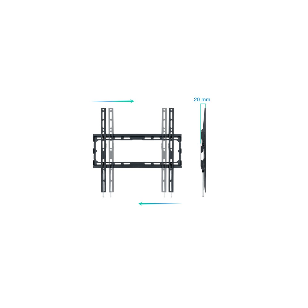 Soporte Pared TooQ LP1070F-B Fijo para Pantallas 32-70" hasta 45 kg - Imagen 3